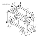 Metal work stand