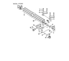 Ryobi BT3000SXI long miter/rip fence kit diagram