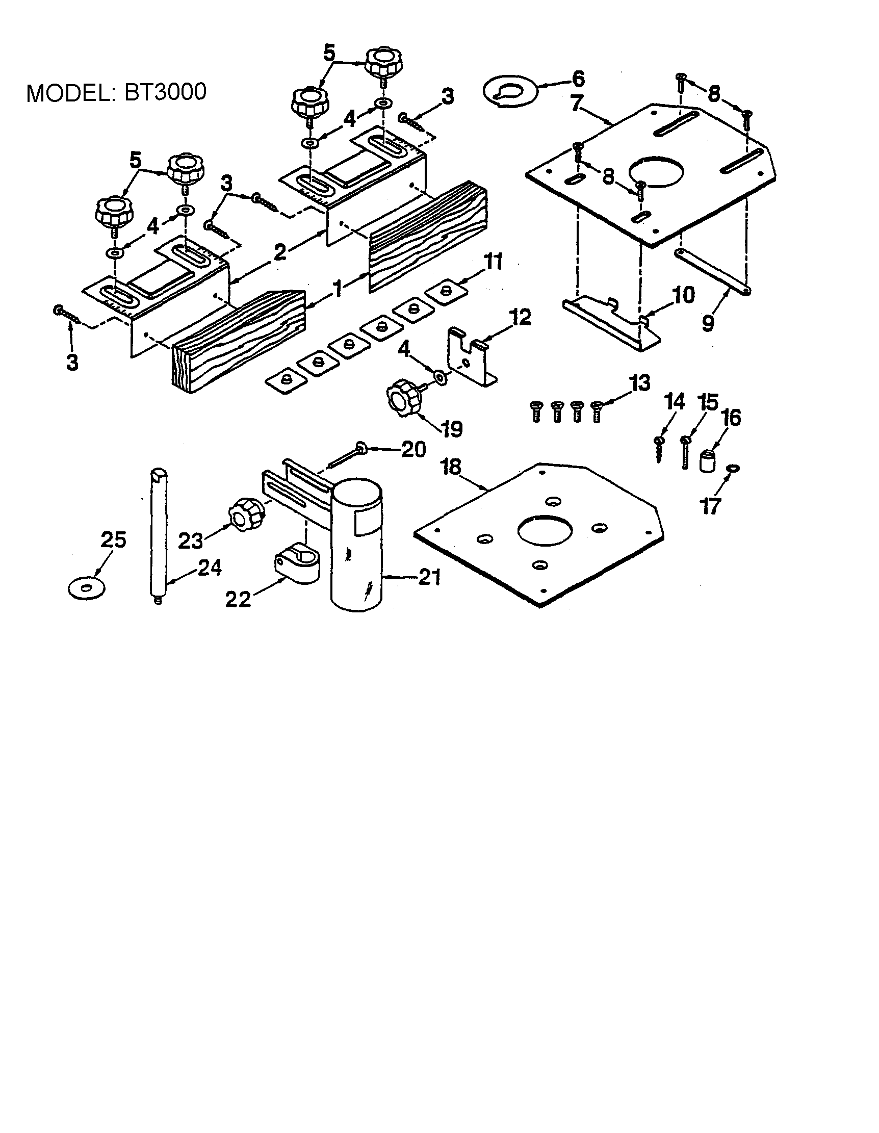 Ryobi bt3000 table saw parts sale