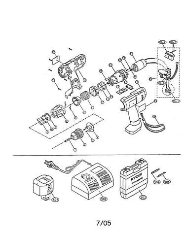12v/14.4 v ctr handle drill
