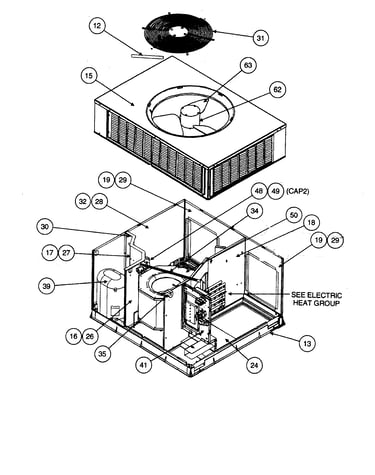 Base pan/insulation/top cover