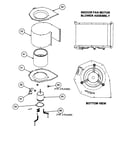 Indoor fan motor blower assembly