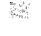 Craftsman 358797550-BLOWER cylinder/crankshaft/crankcase diagram