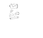 Craftsman 358797550-BLOWER bag and tubes diagram
