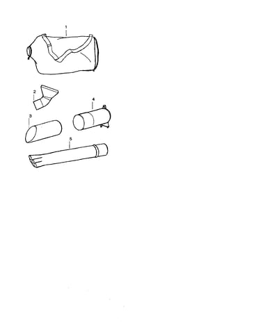 Bag and tubes