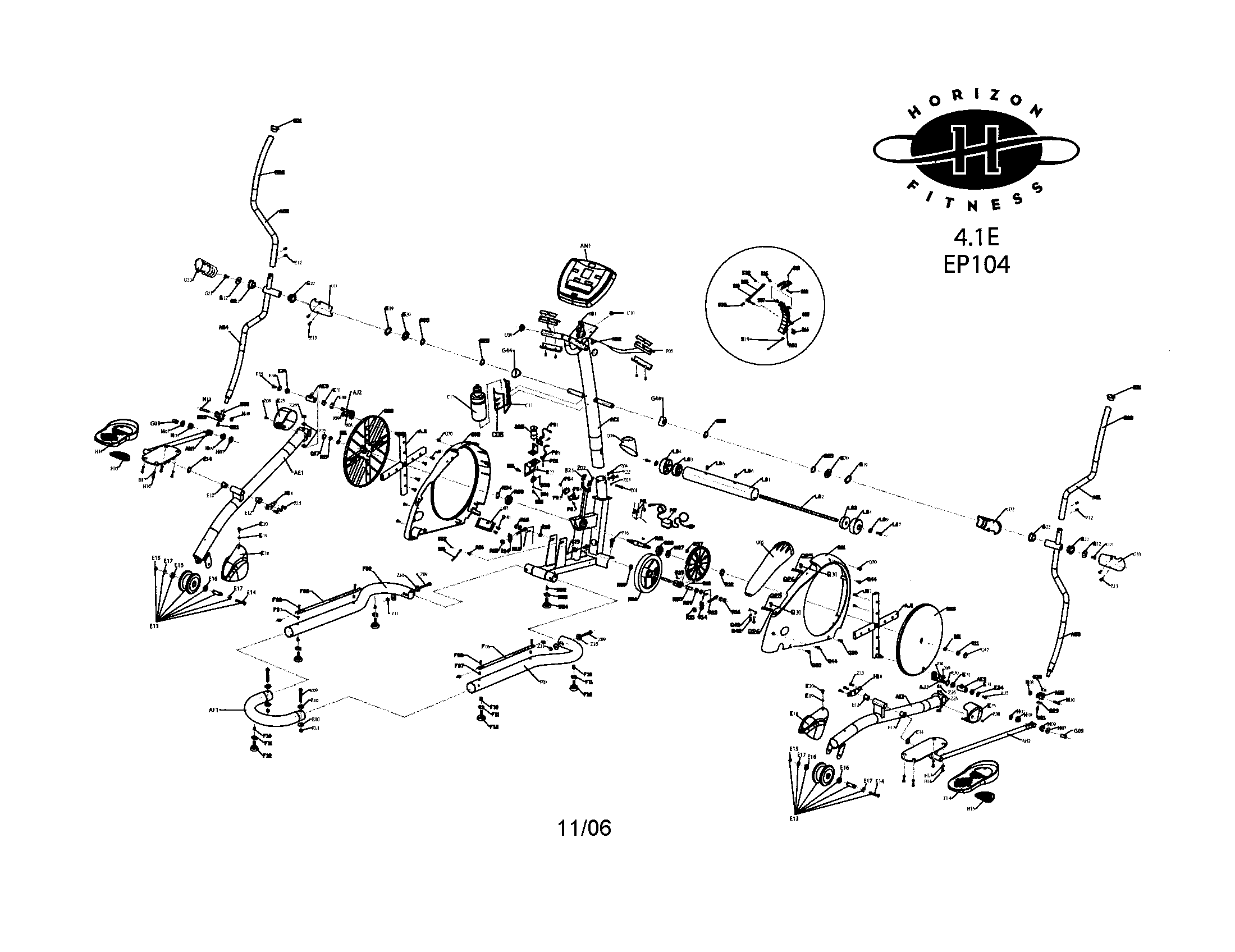 Elite 4.1e elliptical