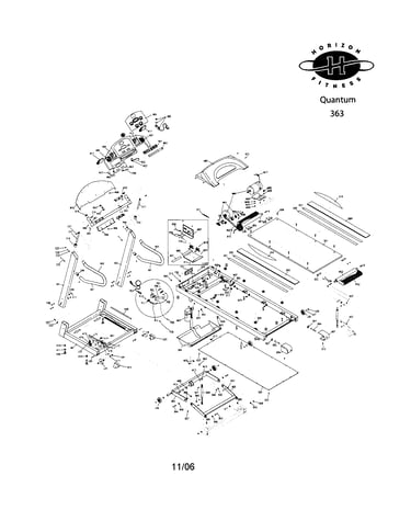 Treadmill assembly
