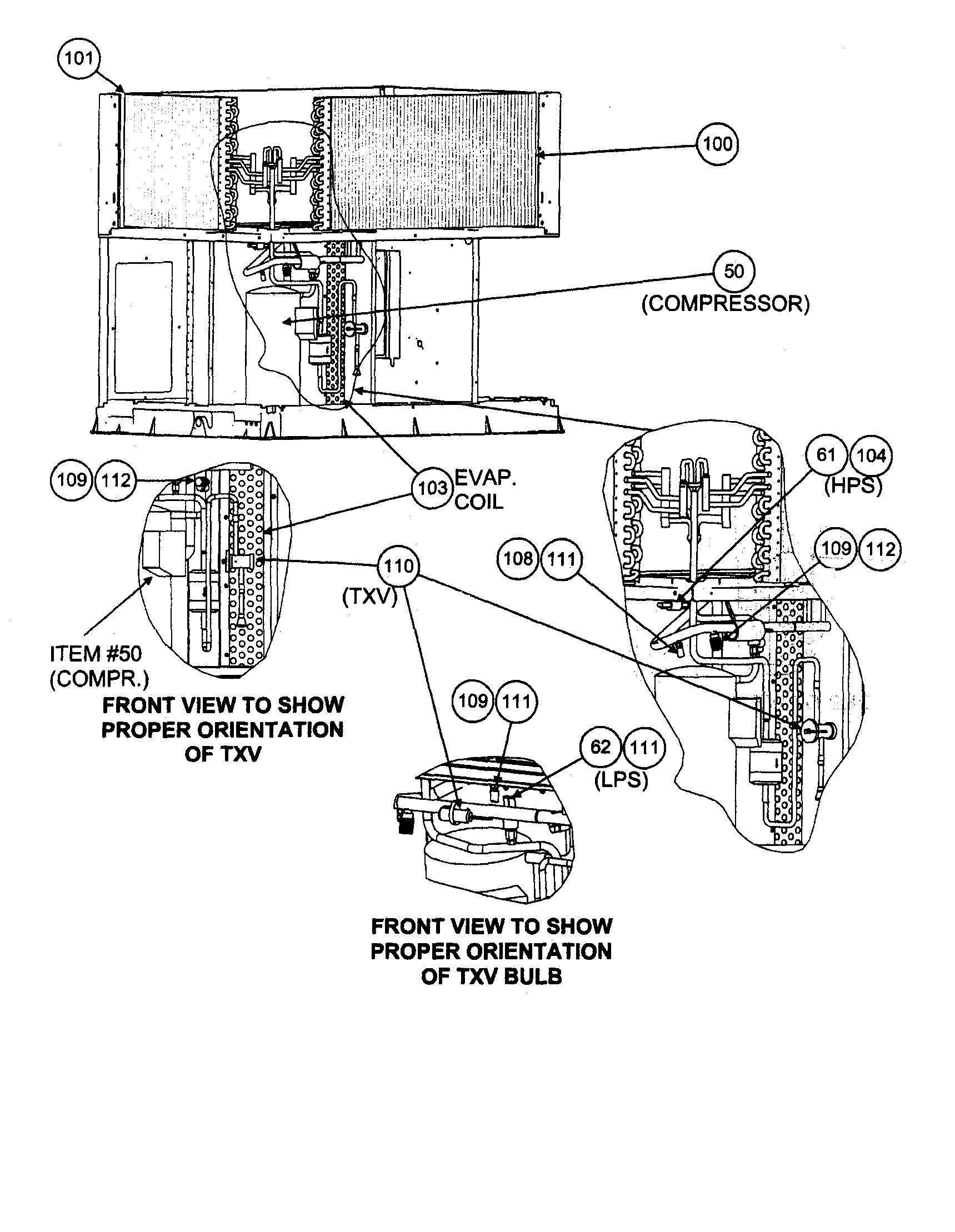Coil, cond./coil, evap./valve