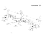 Horizon ENDURANCE 200 elliptical assembly diagram