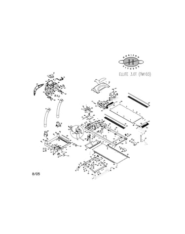 Treadmill assembly