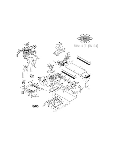 Treadmill assembly
