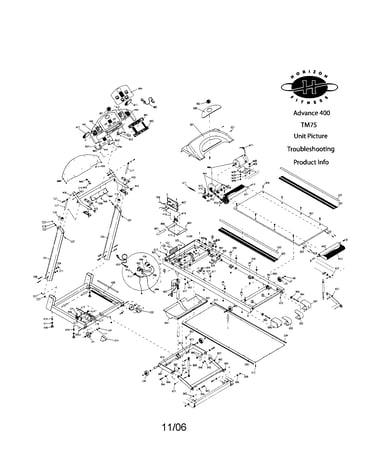 Treadmill assembly