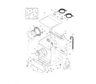 Frigidaire FWT867GHS0 cabinet/door/top diagram