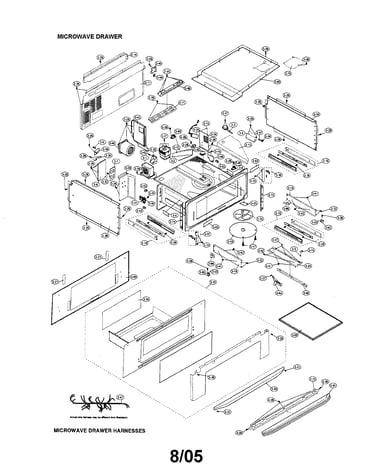 Microwave drawer
