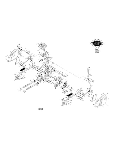 Elliptical assembly