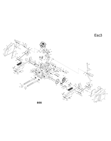 Elliptical assembly