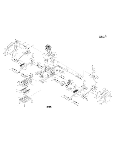 Elliptical assembly