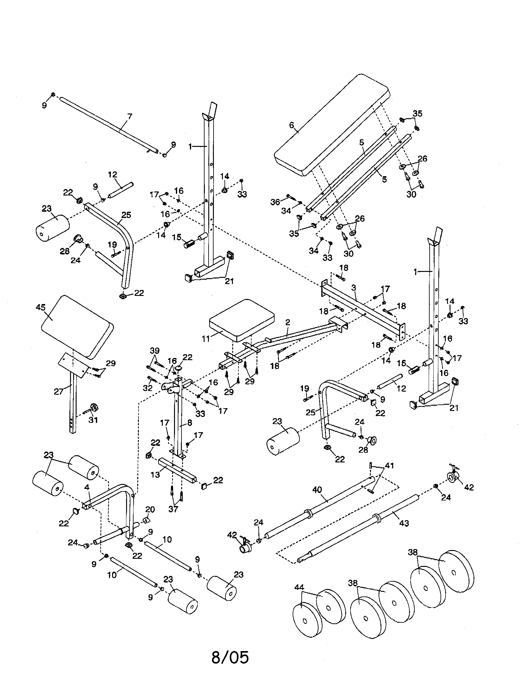 Weider pro assembly