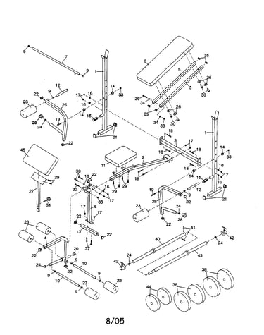 Weider pro assembly