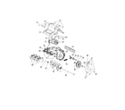 MTD 31A-040-701 motor/thrower parts diagram
