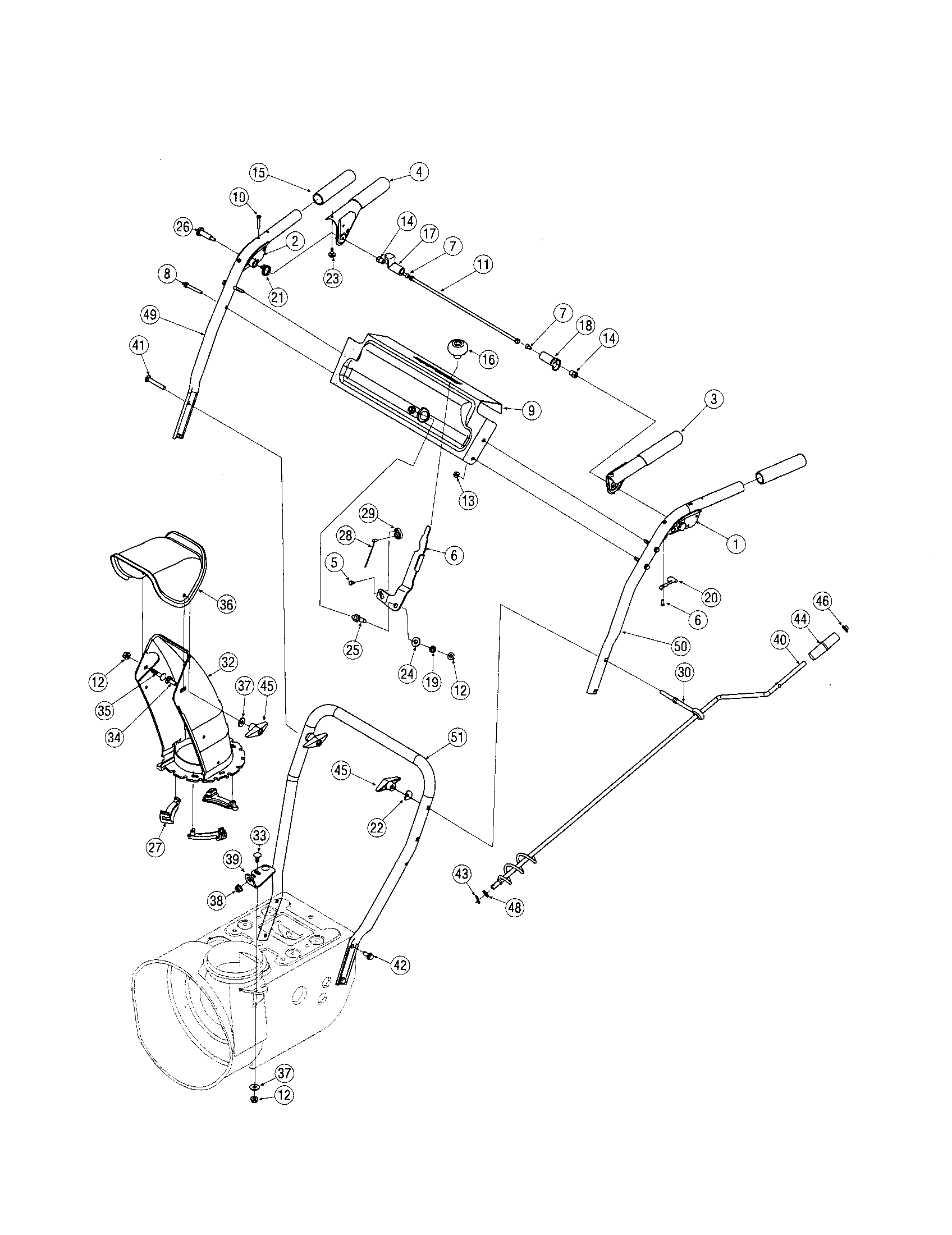 HANDLE ASSEMBLY CRANK