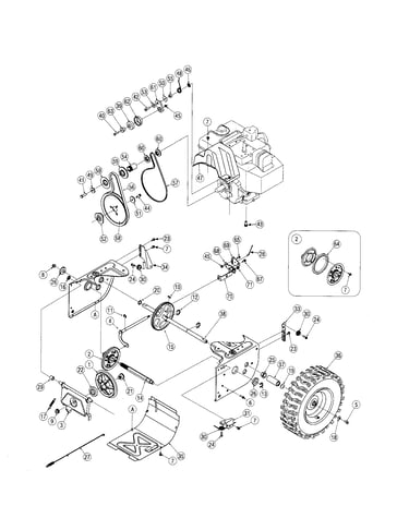 Wheel/frame cover