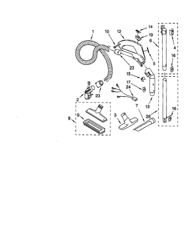 Hose and attachment