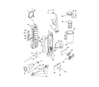 Kenmore 11634720402 dust compartment/motor diagram
