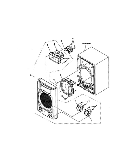 Front panel/loud speaker