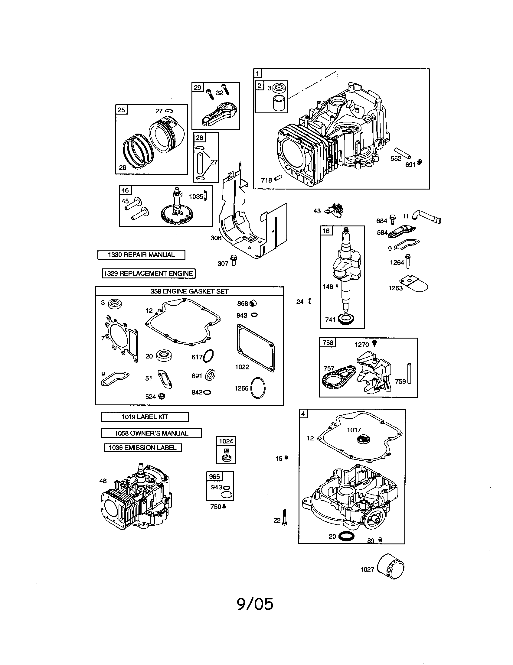 Cylinder/crankshaft