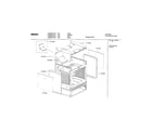 Bosch HGS242UC/01 range panels diagram