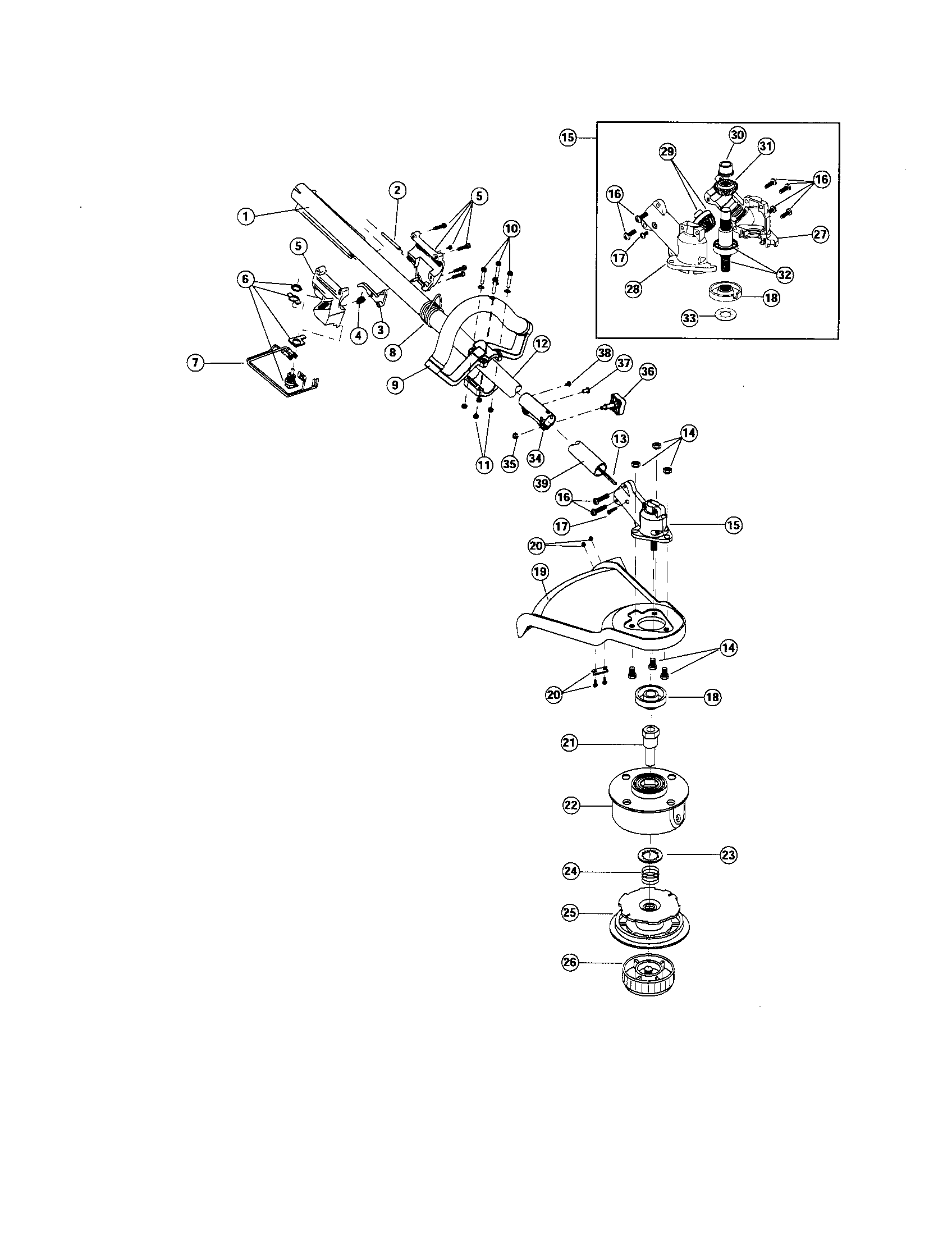 Drive shaft housing