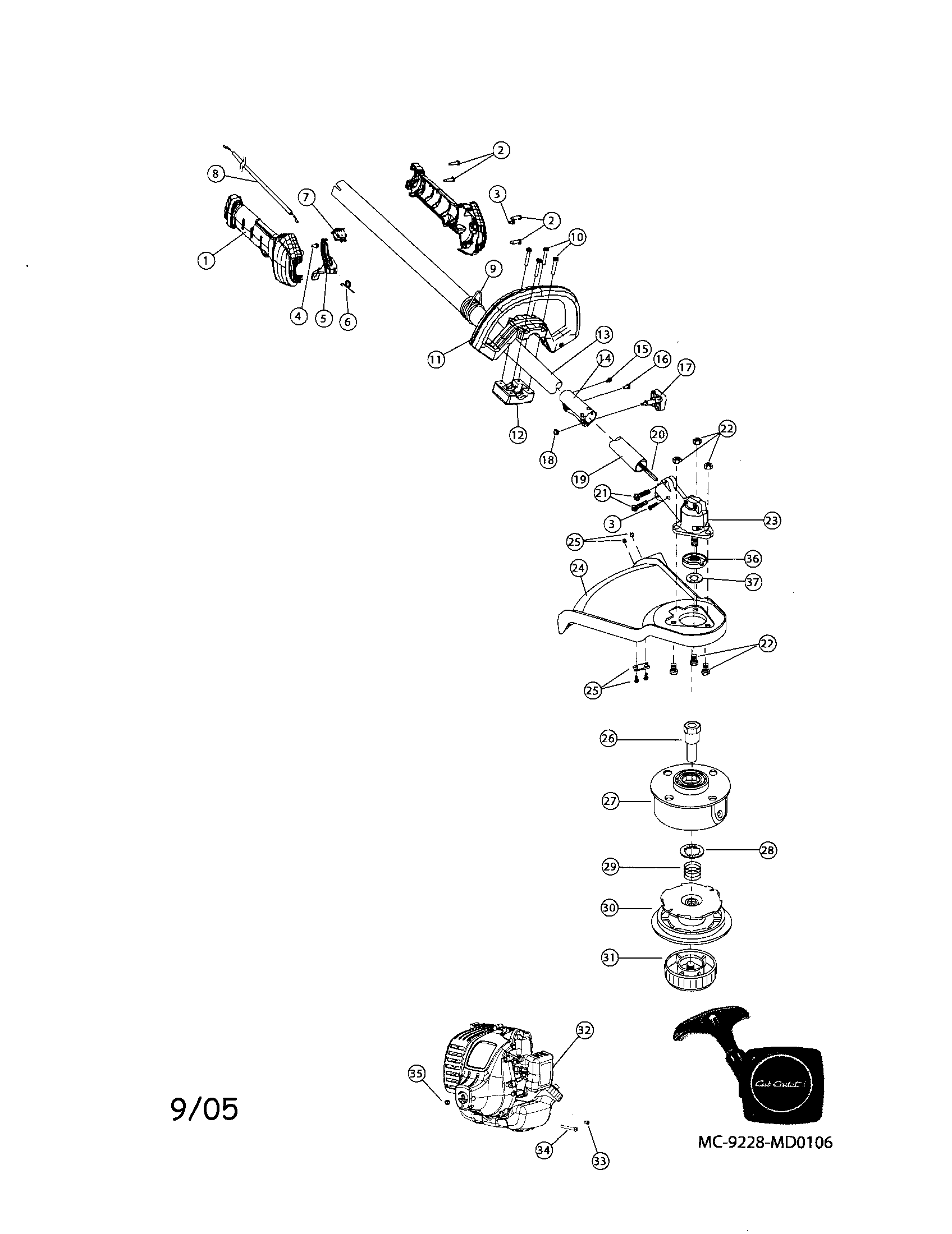 Trimmer assembly