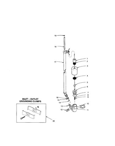 Brine valve assembly