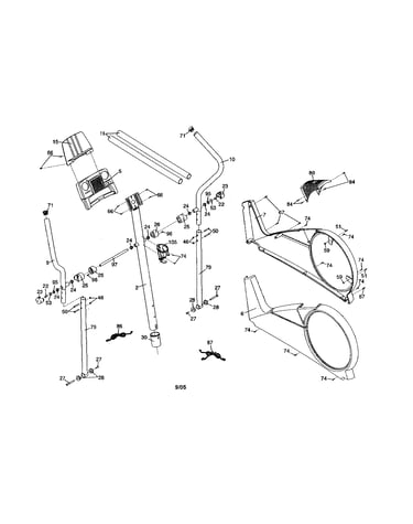 Side shields/console/upright bars