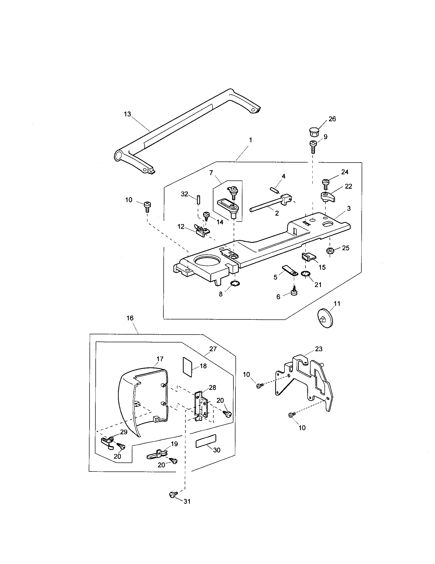 Top cover unit/face plate