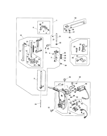 Needle bar supporter unit