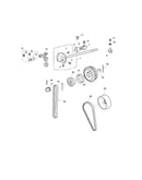 Upper shaft unit/timing belt