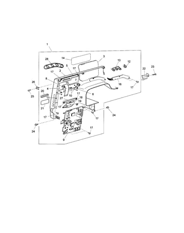 Lcd unit / front cover unit