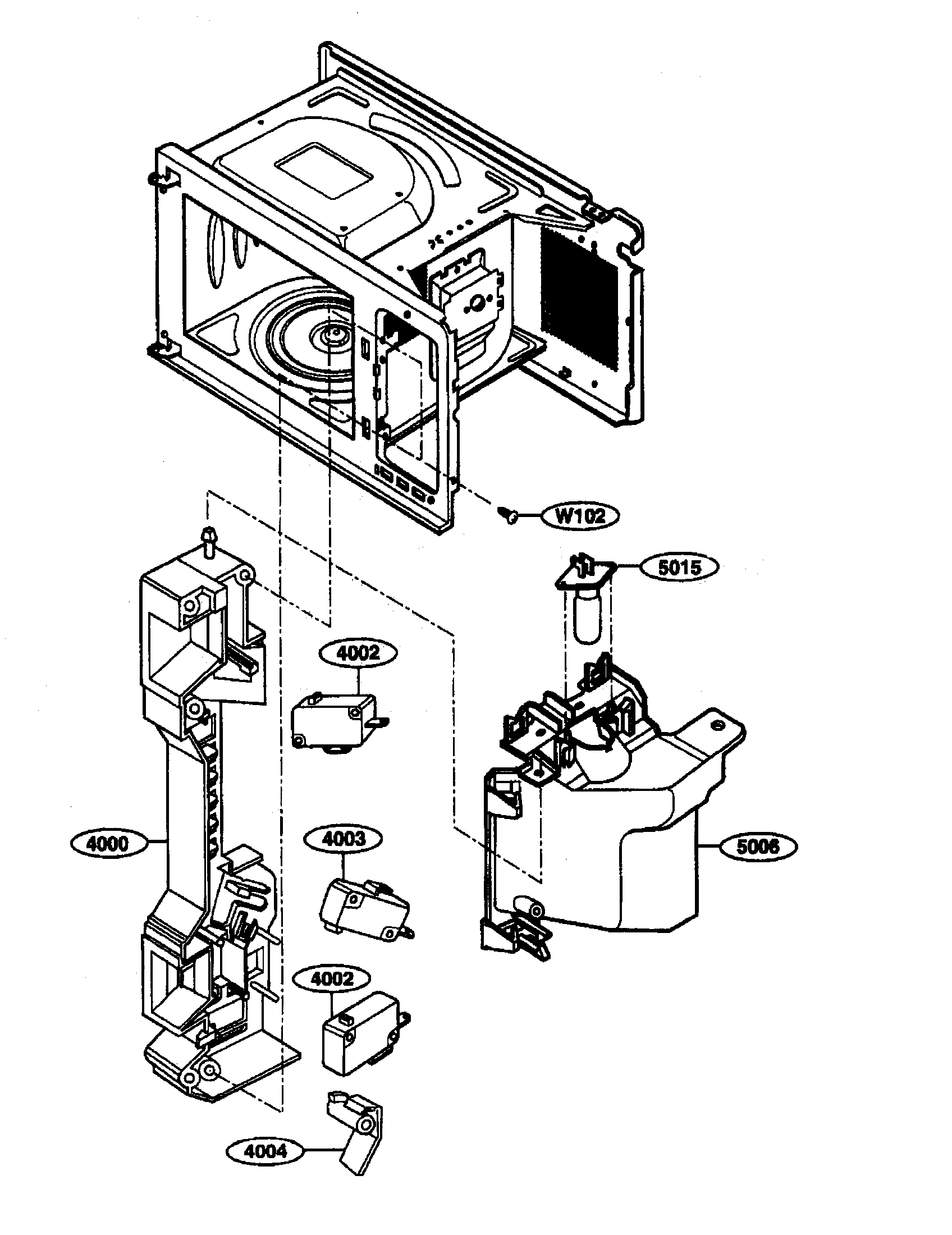 Board, latch/duct