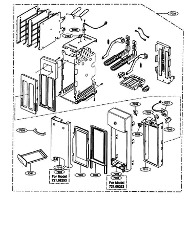 Main toaster assembly