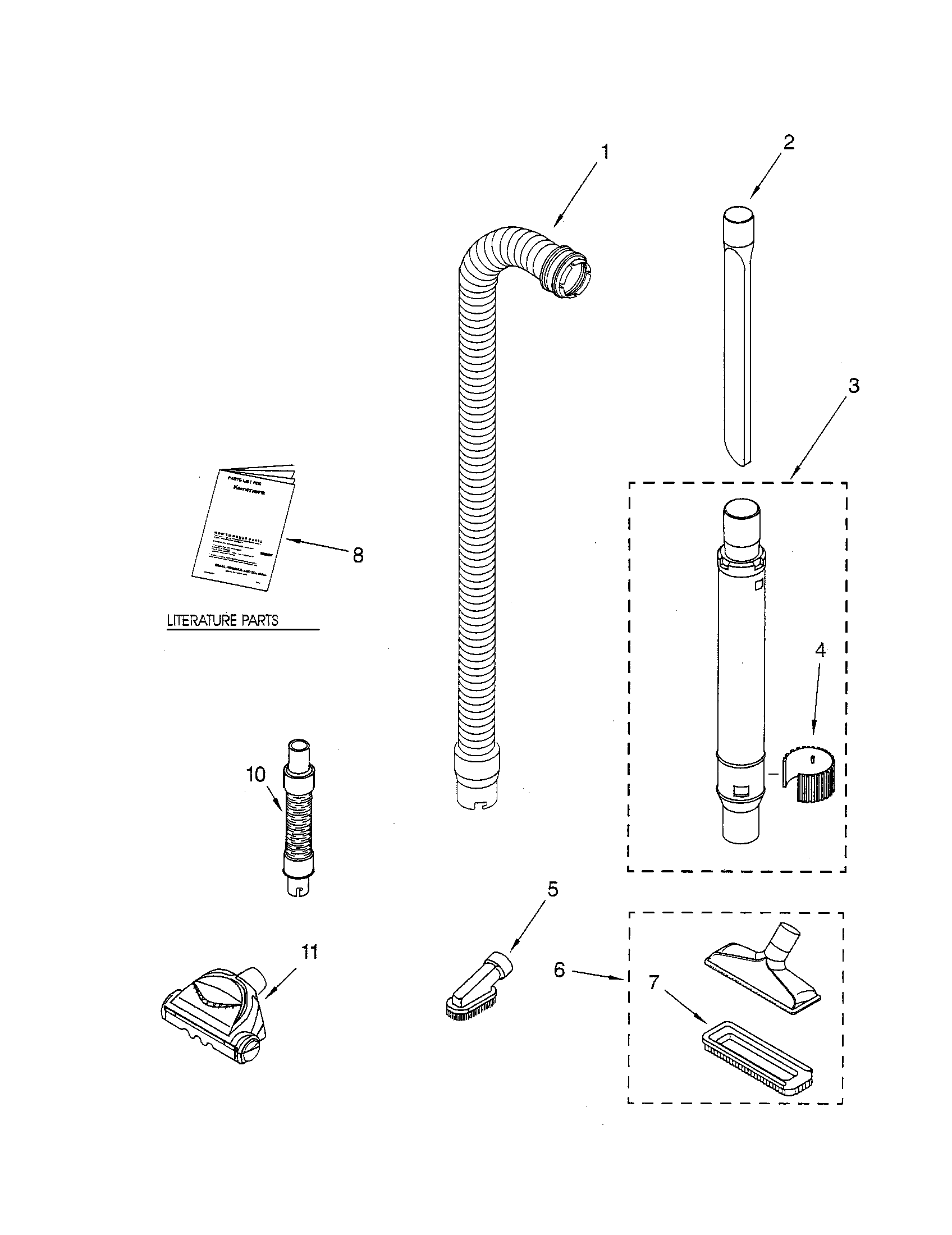 Hose and attachments