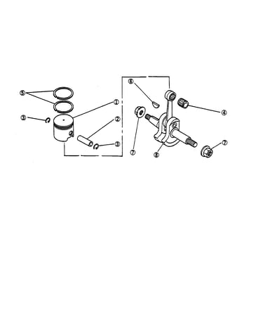 Crankshaft and piston system