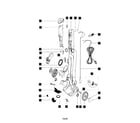 Dyson DC14 back cabinet/wheels/cord diagram