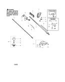 Driveshaft/handle/shield