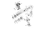 Craftsman 315115330 handle/motor/gear/housing diagram