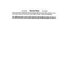 Service note