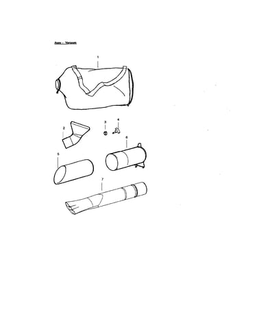 Bag and tube assembly