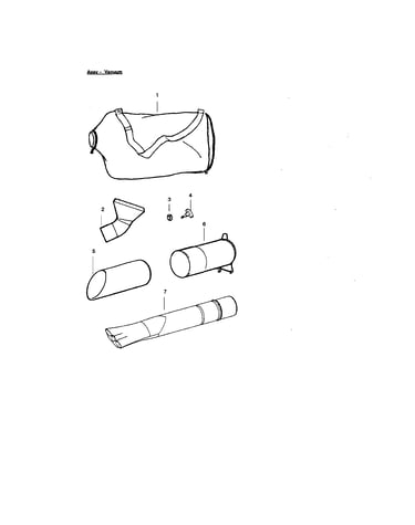 Bag and tube assembly
