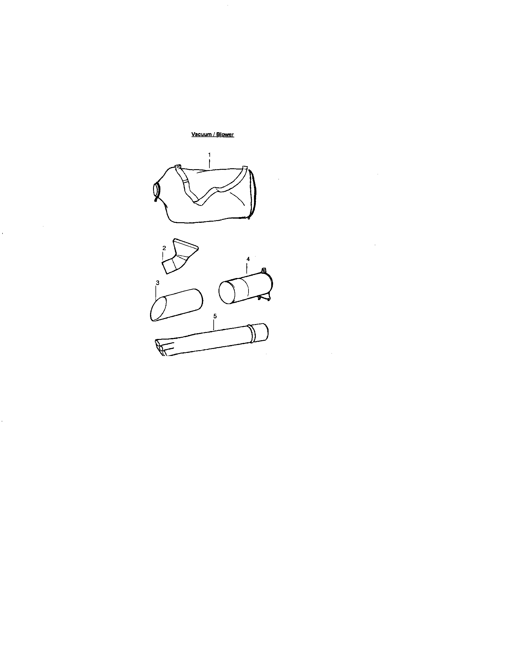 Bag and tube assembly